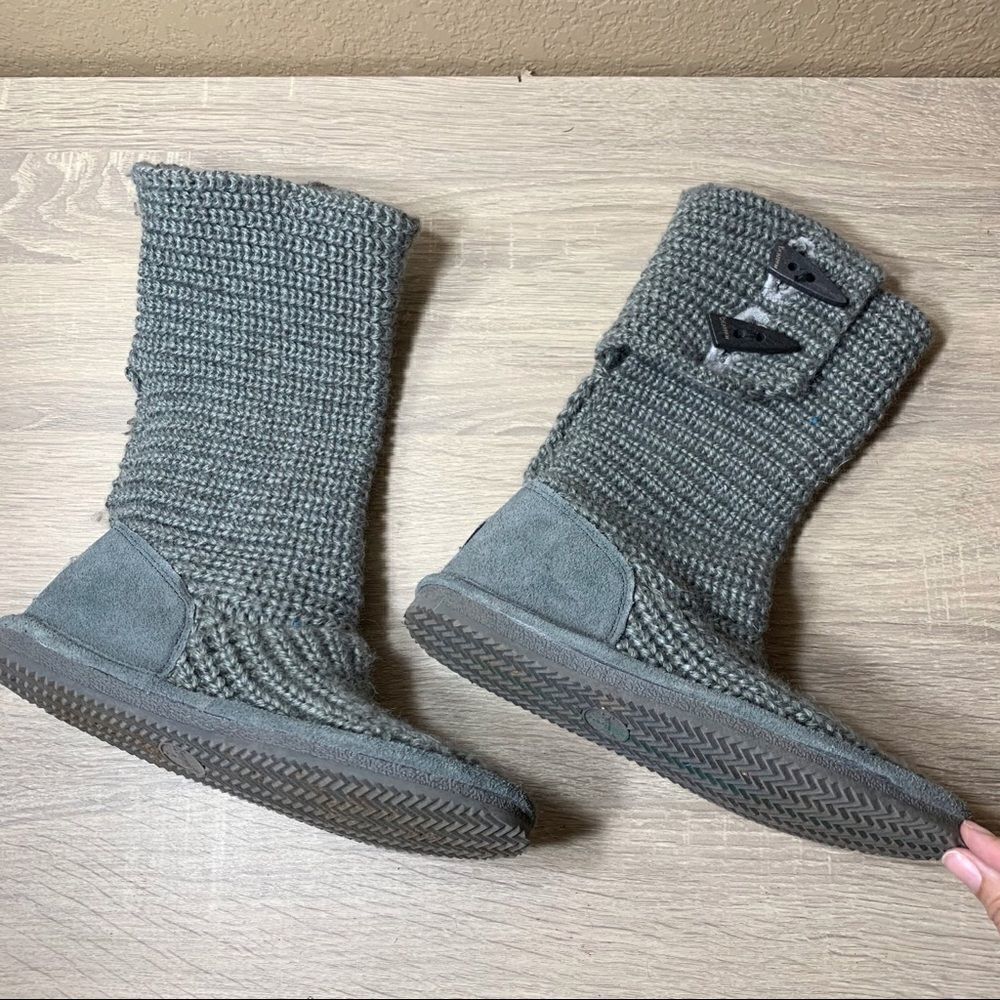 Bear Paw girls knit tall boots‎